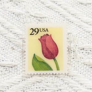 5/$15 MUST BUNDLE Vintage 29 USA Tulip Stamp Pin